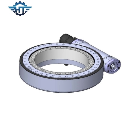 علبة التروس SE14 CE Worm Gear Slew Drive مع محرك هيدروليكي لرافعات الشاحنات