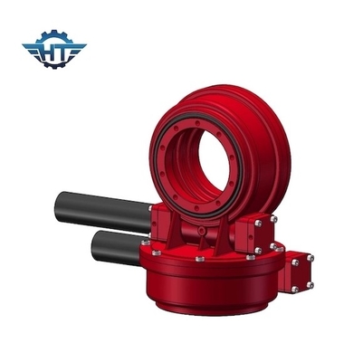 شراء محرك دودة ذو محور مزدوج لمحرك الطاقة الشمسية مع تلامس أسنان متعدد ومحرك 24 فولت online manufacture