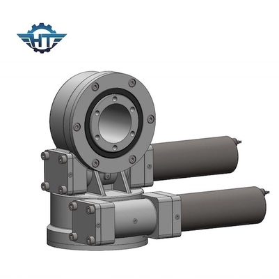 شراء Helical Gear Enclosed Housing Dual Axis Slew Drive Model SDE21 With AC 380 Motor For Solar Tracker online manufacture