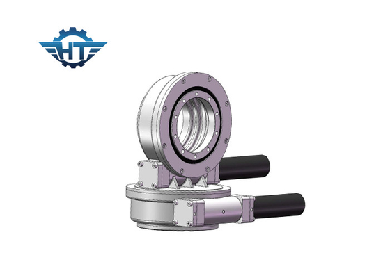 شراء Vertically And Horizontally Mounted Dual Axis Slewing Gear Drive With 24 VDC Motors online manufacture