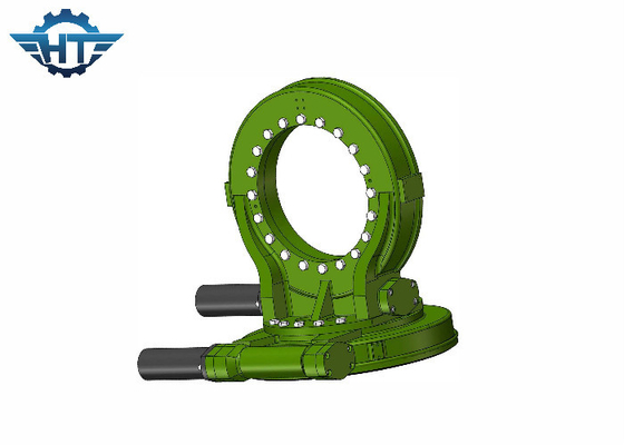 شراء Self Locking Dual Axis Slew Drive Gear Reducer With 24V Electrical Planetary Gear Motor online manufacture