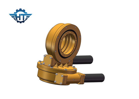 شراء 24VDC عالية عزم الدوران ثنائي المحور Slew Drive ذاتي القفل لنظام التتبع الكهروضوئي online manufacture