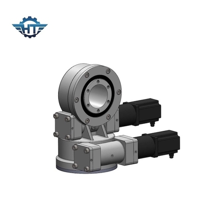 جهاز تعقب الطاقة الشمسية ذو المحور المزدوج المغلق Slew Drive Gear Gear Slewing لنظام تتبع التركيب الكهروضوئي