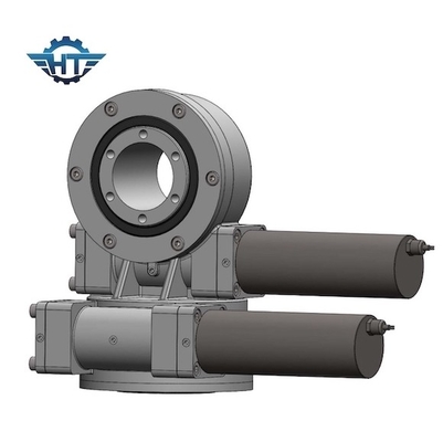 جهاز تعقب الطاقة الشمسية ذو المحور المزدوج المغلق Slew Drive Gear Gear Slewing لنظام تتبع التركيب الكهروضوئي
