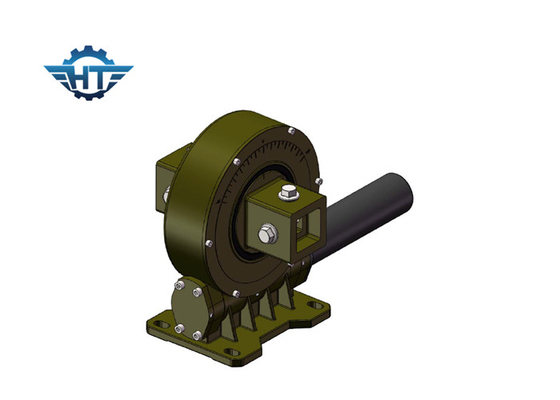 محرك VE9 العمودي العمودي Slew Drive مع محرك تروس 12VDC ومبيت مغلق