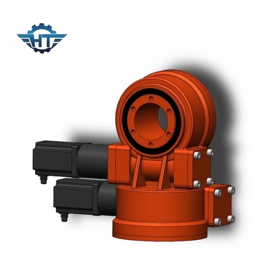 علبة التروس ذات المحور المزدوج 7 بوصة مع محركات DC 12V لنظام تتبع الطاقة الشمسية