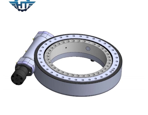 علبة التروس SE14 CE Worm Gear Slew Drive مع محرك هيدروليكي لرافعات الشاحنات