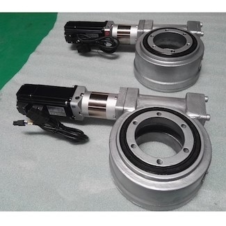 ترس دودة الساعة الرملية الصغيرة Slew Drive Motion Rotary Motion RAL9006