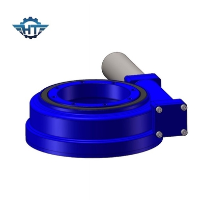 9 بوصة دودة والعتاد Slew Drive 24VDC Motor Slewing Ring Drive