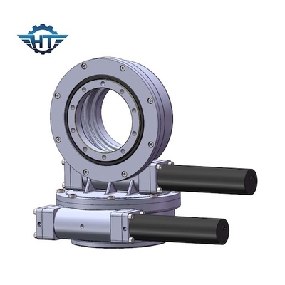 SDE 7 بوصة الشمسية المقتفي Slew Drive Gear Motor 2000 Nm Dual Axis