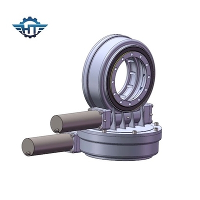 SDE7 Worm Gear Slewing Ring اتصال متعدد الأسنان لمحطة الطاقة الشمسية الكهروضوئية الخارجية